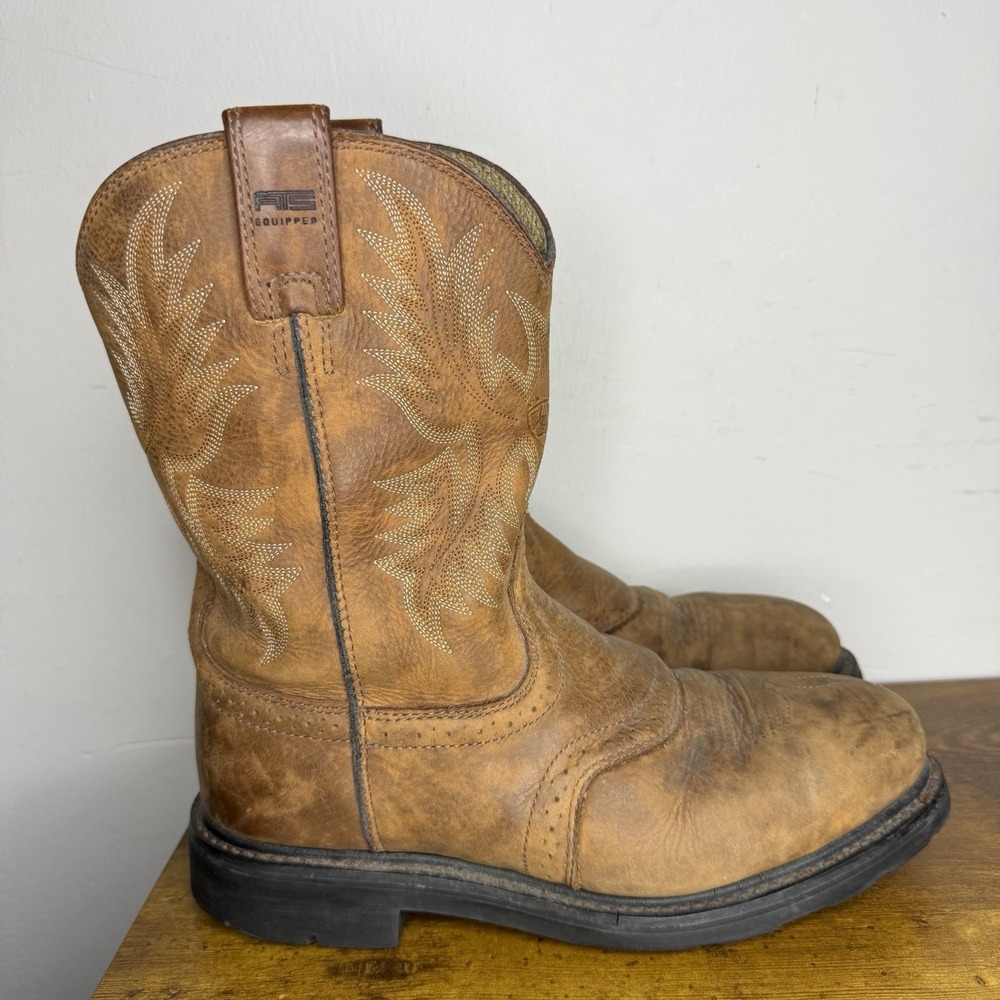 Ariat Sierra Saddle Steel Toe Work Boot Mens Size 9 EE Wide 37400